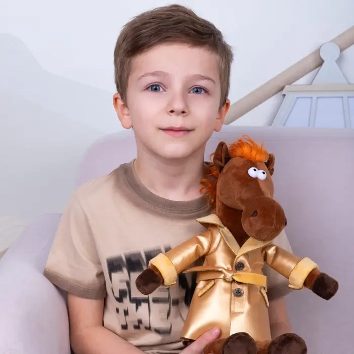 Мягкая игрушка «Конь Эрик в пальто», 28 см Мягкая игрушка «Конь Эрик в пальто», 28 см