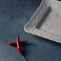 Блюдо керамическое сервировочное &laquo;Сьюзен&raquo;, 25.5&times;14 см, белое