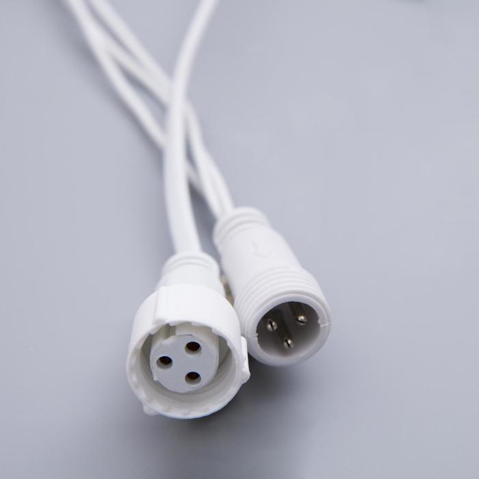 Гирлянда «Бахрома» 3 × 0.6 м, IP44, УМС, белая нить, 160 LED, свечение тёплое белое, 220 В Гирлянда «Бахрома» 3 × 0.6 м, IP44, УМС, белая нить, 160 LED, свечение тёплое белое, 220 В