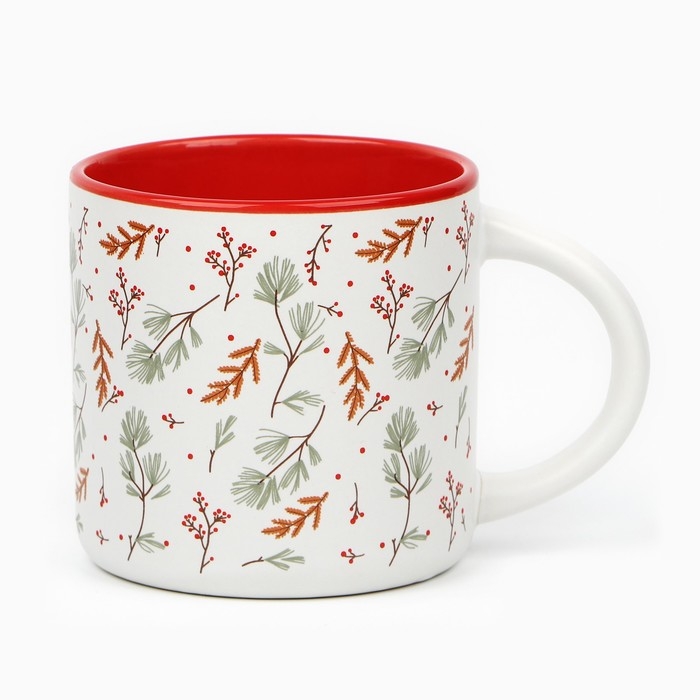 Кружка керамическая новогодняя Дорого внимание &laquo;Лесная сказка&raquo;, 380 мл