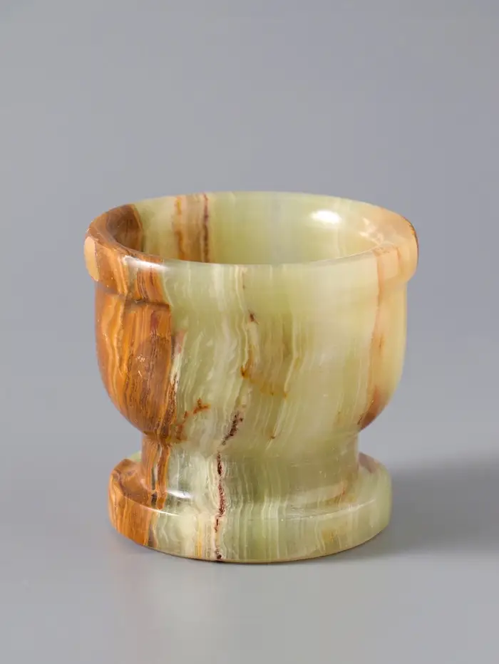 Набор ступка с пестиком, оникс 7 х 8 х 8,5 см