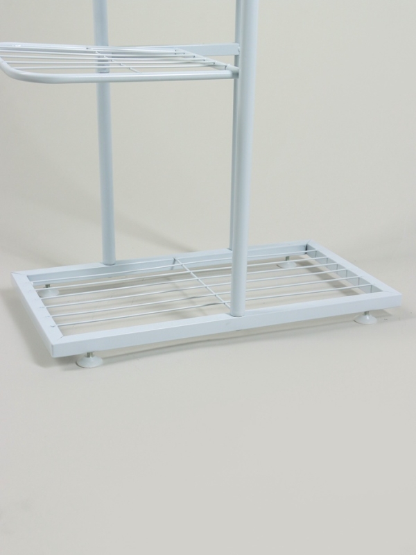Подставка для цветов Greengo, 6 полок, 44 × 22 × 105 см, напольная, металл, белая Подставка для цветов Greengo, 6 полок, 44 × 22 × 105 см, напольная, металл, белая