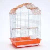 Клетка для птиц Bd=3/1o, раскрывающаяся крыша, 47.5&times;37&times;70 см, красная (фасовка 6 шт.)