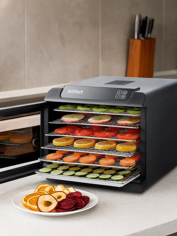 Дегидратор для овощей фруктов пастилы КТ-1904 - 500 Вт