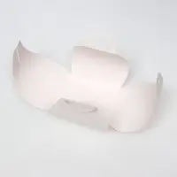Коробка под бенто - торт без окна, белая, 12.5×10.5×11 см