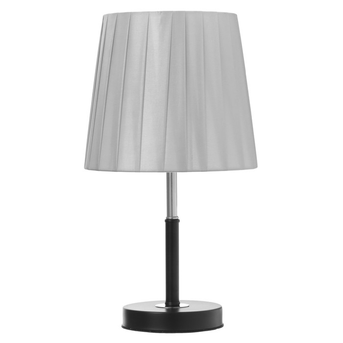 Настольная лампа Настольная лампа "Риволи" Е27 40Вт черно-серый 19х19х36 см RISALUX