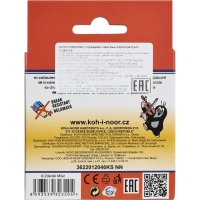 Карандаши цветные KOH-I-NOOR короткие Крот 12 цв/наб 3622012046KSNN