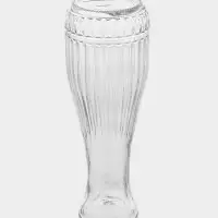 Графин стеклянный с бамбуковой крышкой "Элизиум", 9,5х27,5 см, 1000 мл