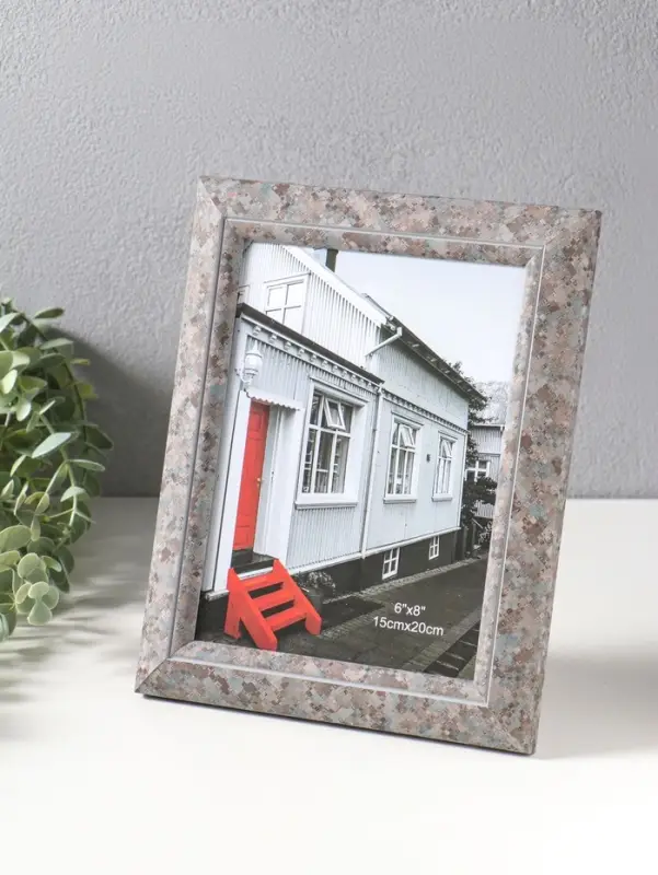 Фоторамка пластик 15х20 см "Марокканская мозаика" оттенки коричневого 25х20х2 см