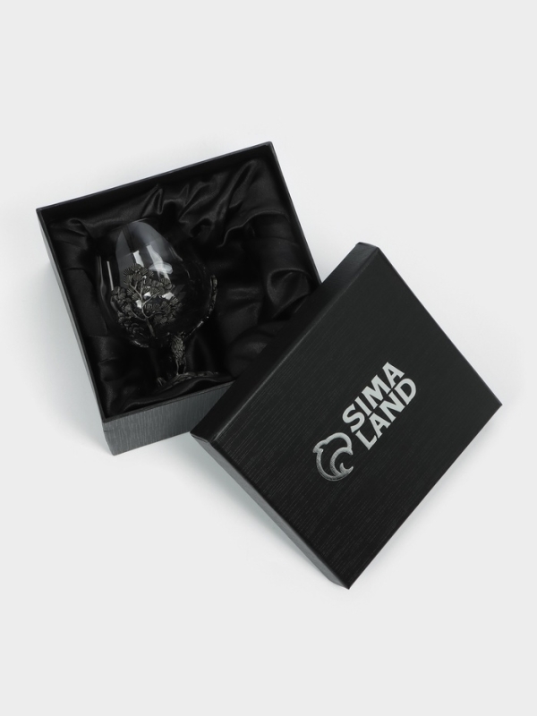 Бокал для коньяка  Бокал для коньяка "Лев",  8.3 х 12.3, серебро