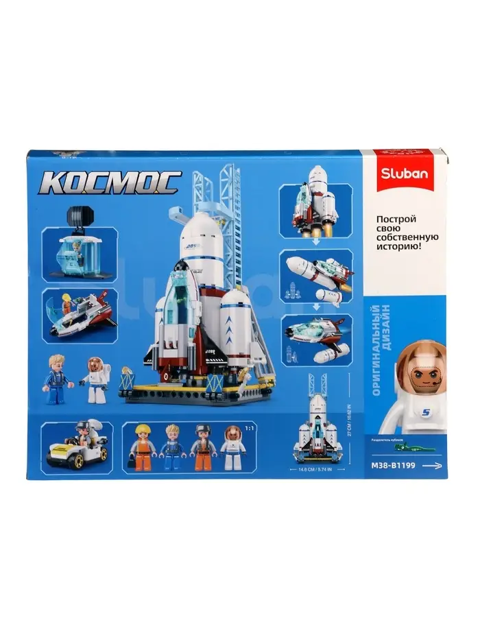 Конструктор Космос Sluban &laquo;Шаттл&raquo;, 424 детали