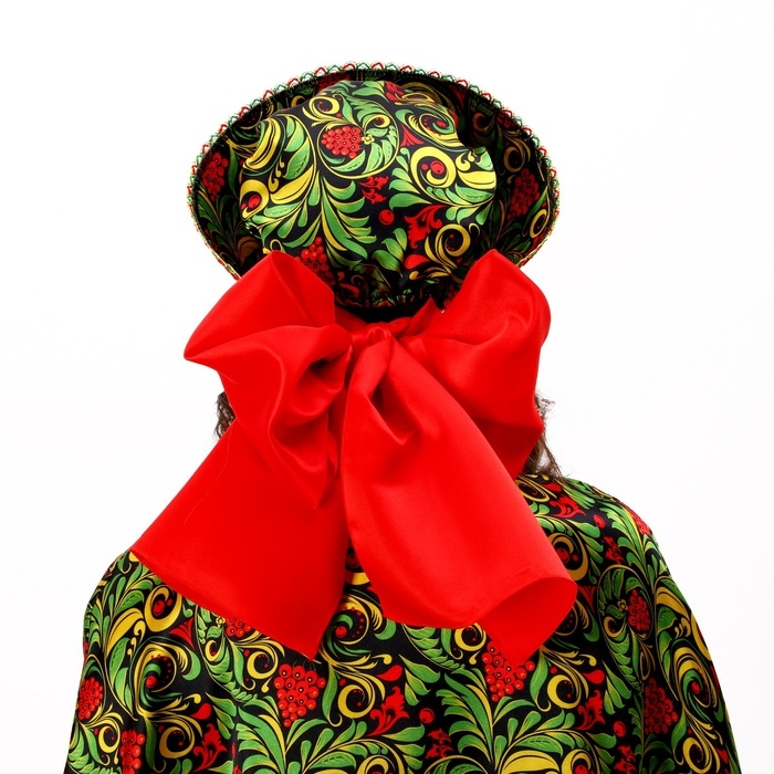 Карнавальный костюм Карнавальный костюм"Народные гуляния Рябиновые гроздья"накидка,кокошник,юбка,р-р52-58