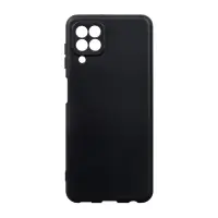 Чехол Samsung A22 TPU 1.0mm матовый черный