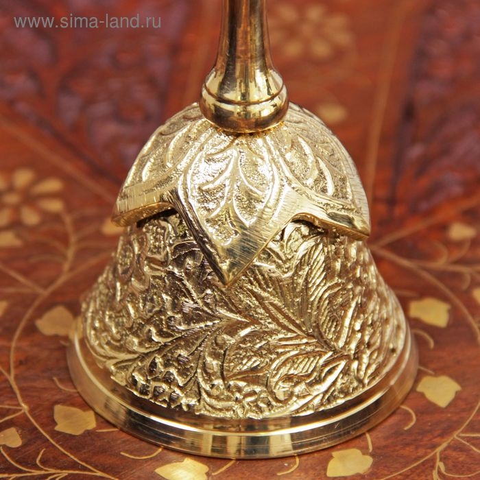 Колокольчик латунь  Колокольчик латунь "Бутон" 14,2х6,2х6,2 см