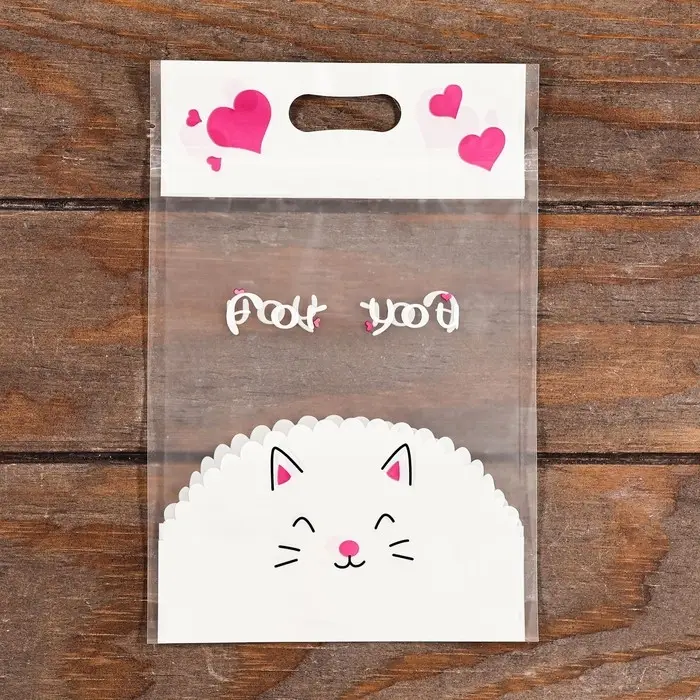 Пакет подарочный, с zip-lock застежкой, 15×23 см