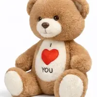 Мягкая игрушка "Мишка. Я люблю тебя" 25 см