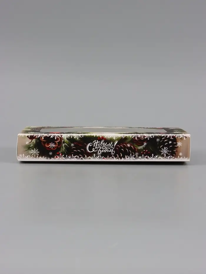 Коробка подарочная под 10 конфет &laquo;С Новым годом!&raquo;, 9.8&times;22&times;3.5 см