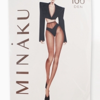 Женские колготки MINAKU 100 ден, цвет черный, размер 3/M