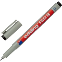 Маркер для глянц.поверх. EDDING E-150/1 S черный 0,3мм стираемый