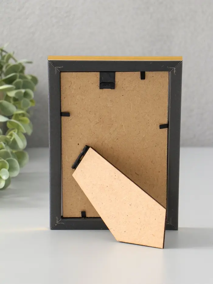 Фоторамка для фото 10х15 см "Oframe", пластик, золото, (пластик экран)