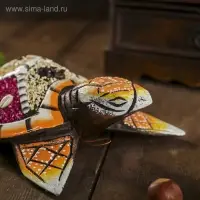 Сувенир "Пляжная черепаха" дерево 20х14х6 см МИКС