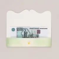 Конверт для денег фигурный &laquo;Мишка&raquo;, 17.5&times;8 см
