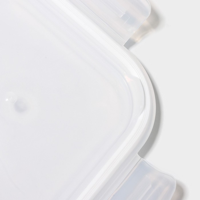 Контейнер для еды из жаропрочного стекла Доляна «Шиаду», квадратный, 520 мл, 13×6,5 см