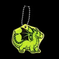 Светоотражающий элемент &laquo;Дракон&raquo;, двусторонний, 5.3&times;5.8 см, МИКС