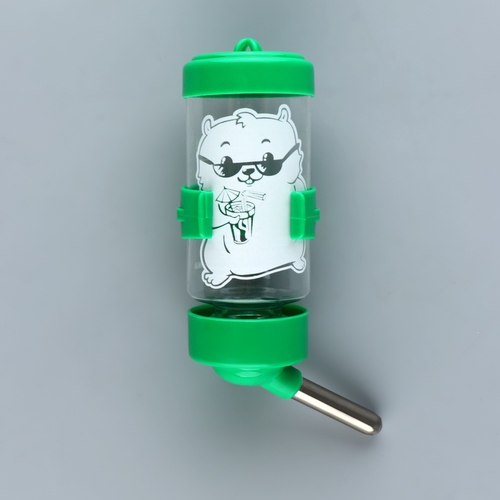 Поилка для грызунов 80 мл, 9 Х 4,5 см, микс цветов Поилка для грызунов 80 мл, 9 Х 4,5 см, микс цветов