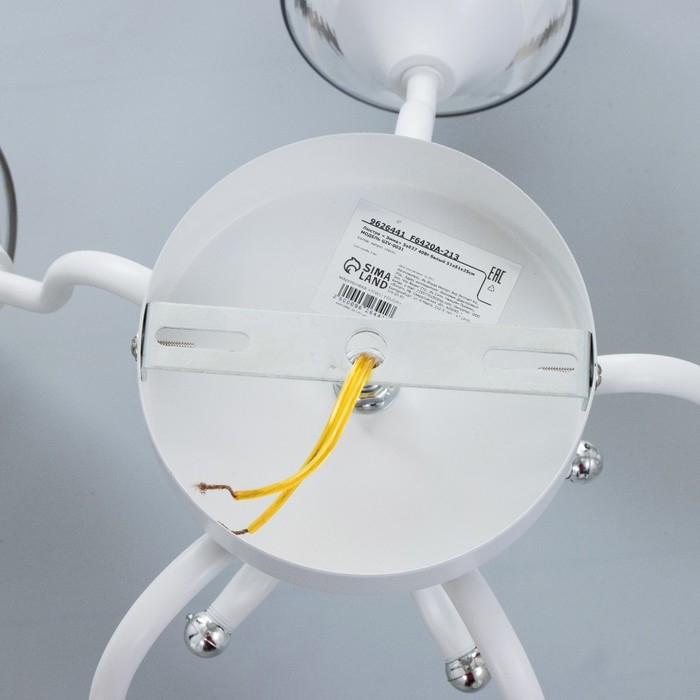 Люстра Люстра " Эмма" 5хЕ27 40Вт белый 51х51х25см BayerLux