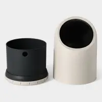 Ведро для мусора сенсорное настольное SAVANNA, 2 л, бежевое