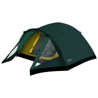 Палатка туристическая 3-местная maclay PEAK 3, 345×210×130 см, трекинговая, двухслойная, с тамбуром, зелёная