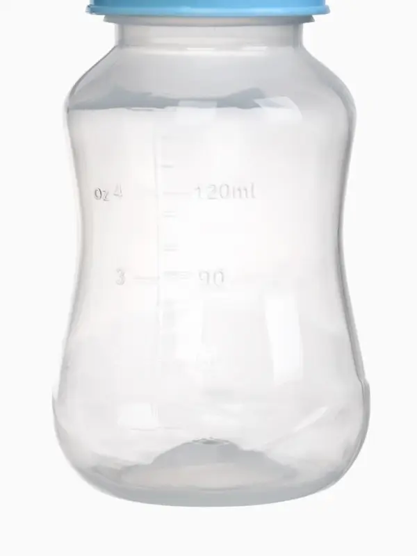 Бутылочка для кормления M&B, классическое горло, от 0 мес., 150 мл., голубой