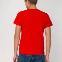 Футболка мужская T-bolka Stretch, красная, размер S