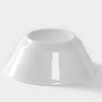 Салатник Добрушский завод &laquo;Бельё&raquo;, 200 мл, d=11.2 см, фарфор, белый