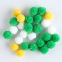 Аппликация помпошками &laquo;Лама и кактусы&raquo;, размер &mdash; 30 &times; 30 см, клей 30 мл