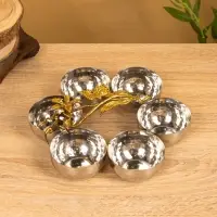 Менажница «Весна», 22×22×7 см, нержавеющая сталь Менажница «Весна», 22×22×7 см, нержавеющая сталь