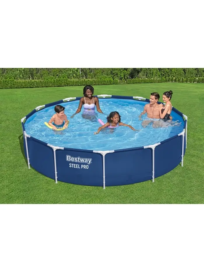 Бассейн каркасный Bestway Steel Pro 56681, 366&times;76 см, фильтр-насос, круглый