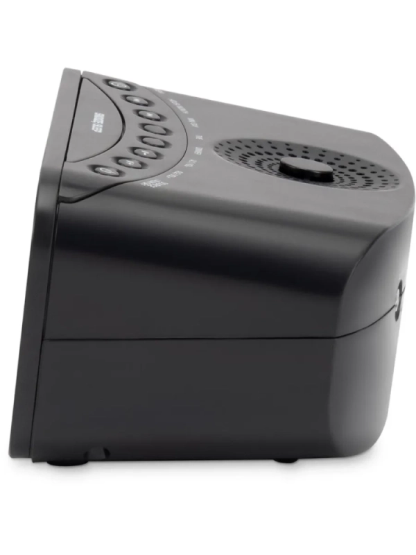 Радиобудильник H-RCL221 черный LCD подсв белая часы цифровые