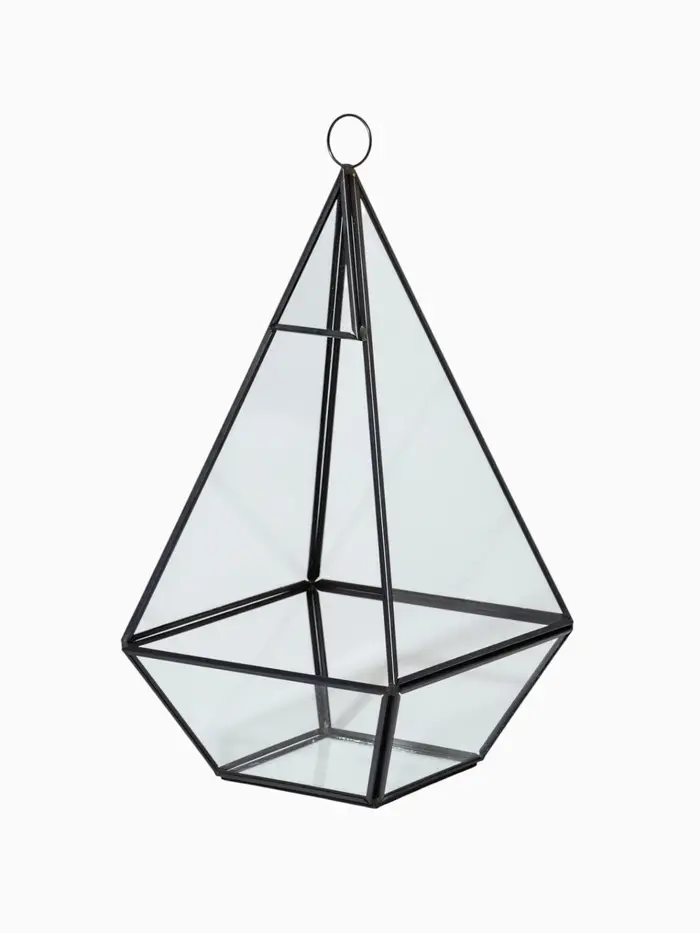 Флорариум каркас, 13&times;24 см, чёрный