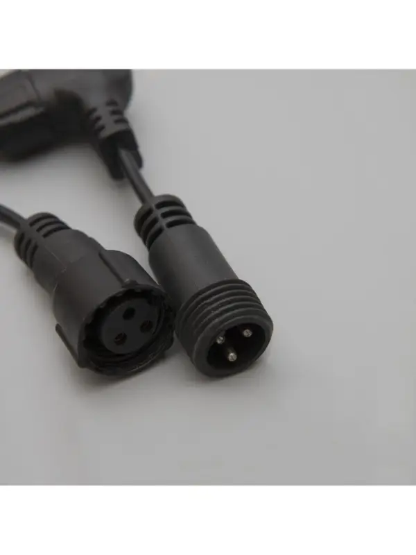 Гирлянда &laquo;Занавес&raquo; 2&times;3 м, IP44, УМС, тёмная нить, 760 LED, свечение синее, 220 В