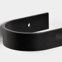 Держатель для полотенец St&ouml;lz, 24&times;6 см, чёрный