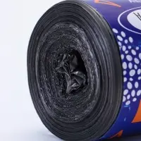 Мешки для мусора в рулоне 60 л, черные, ПНД, 9 мкм, 50 шт.