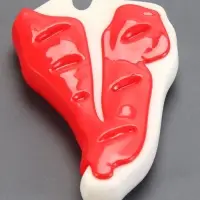 Игрушка для собак Пижон Premium &laquo;Стейк&raquo;, 10.5 см, TPR + нейлон, цвет МИКС