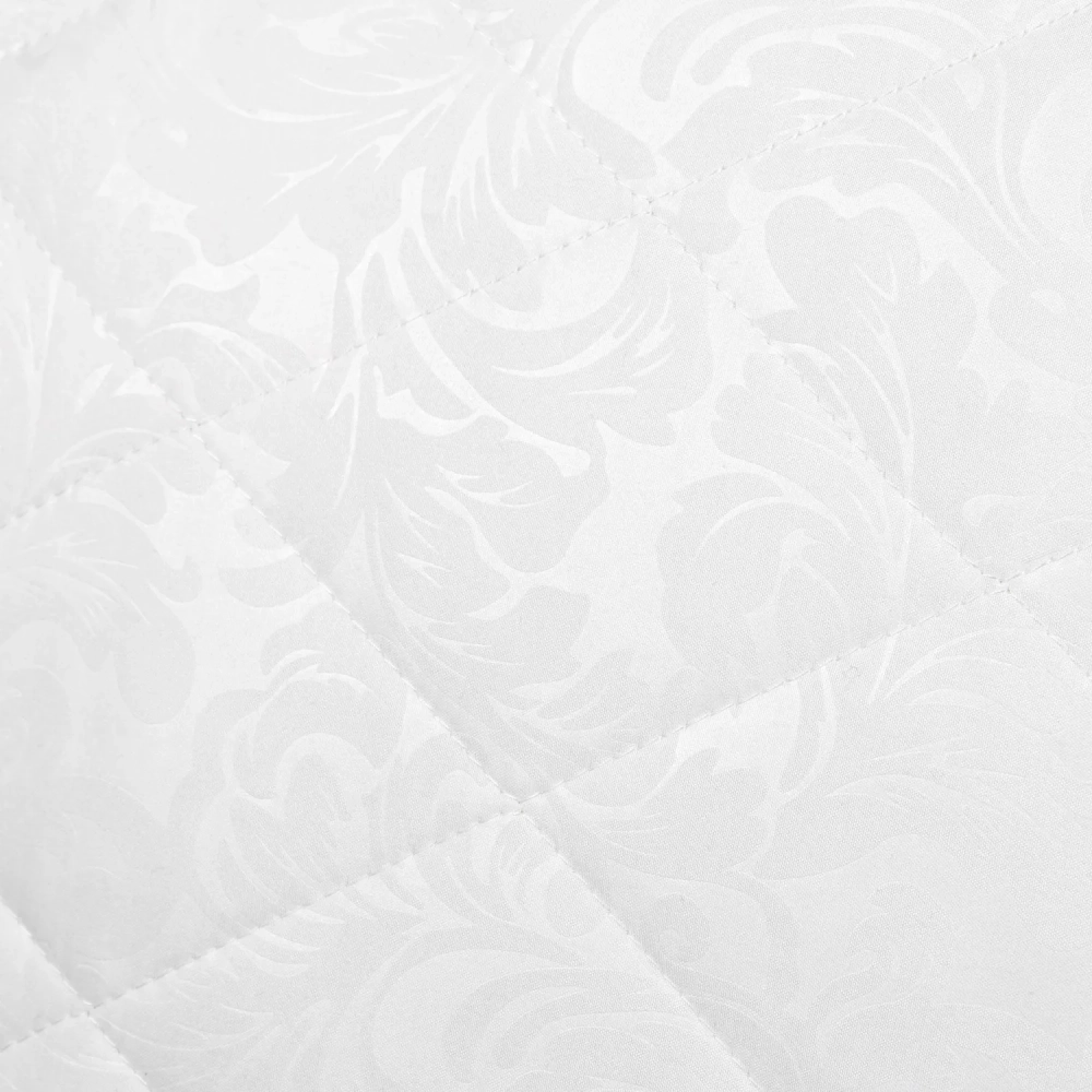 Подушка Luscan 50х70 см стеганная микрофибра/лебяжий пух, с цветным кантом