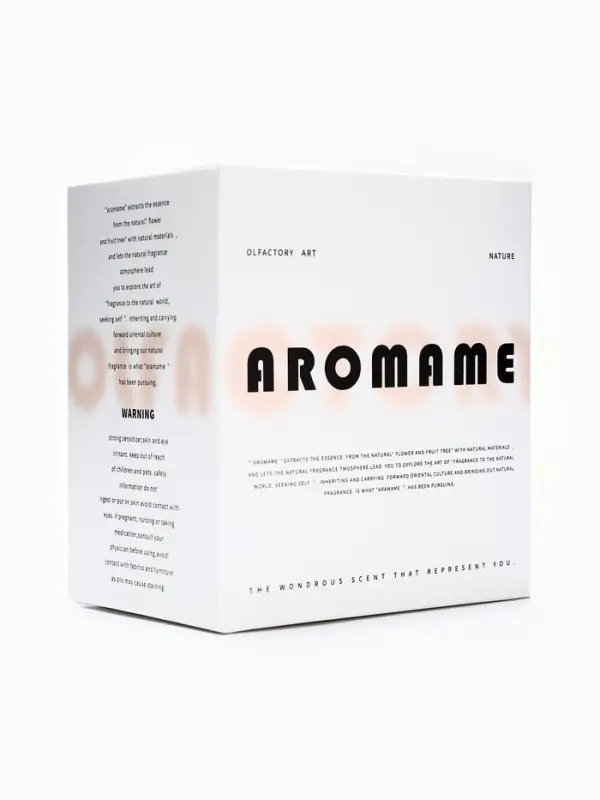 Набор диффузор ароматический Aromame, белый чай, 500 мл, прямоугольная банка