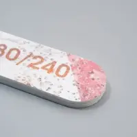 Пилка для ногтей «Пилю ногти», прямая, 180/240 грит, 18 см, разноцветная