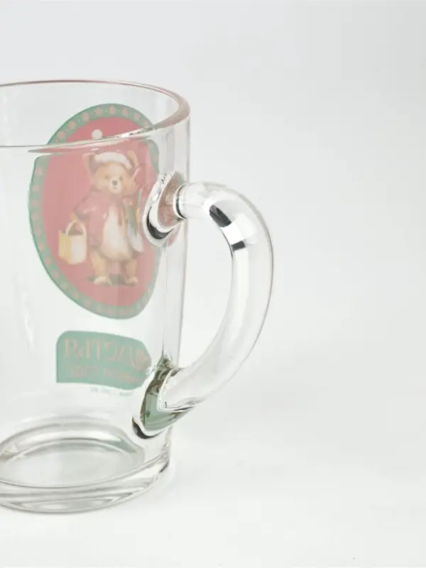 Кружка новогодняя стеклянная &laquo;Мишка&raquo;, 300 мл