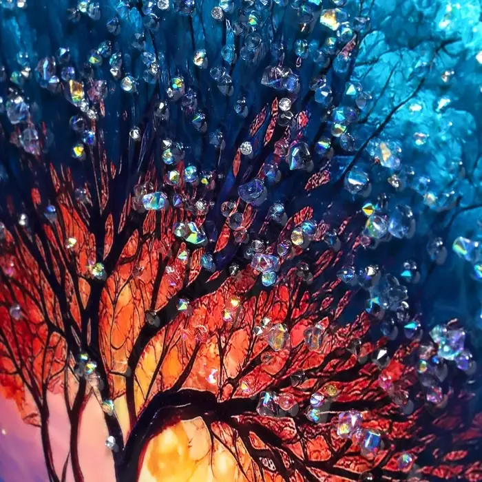 Картина акрил &laquo;Дерево силы&raquo;, 50&times;50 см