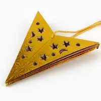 Звезда интерьерная с гирляндой модель G-13 "Искры", 45 х 45 см